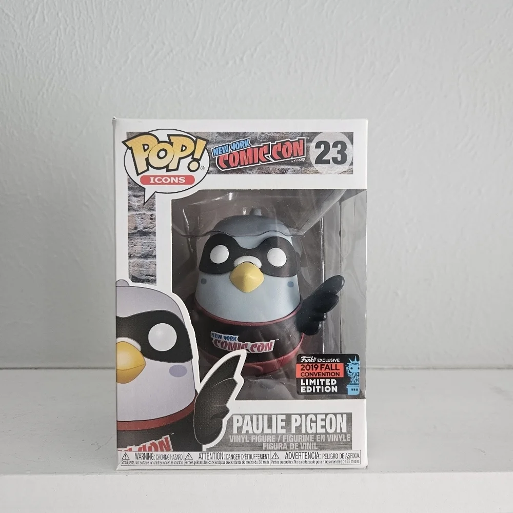 New In Box- Funko Pop! Icons Paulie Pigeon- New York Comic Con Exclusive- #23